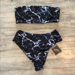 High waste bikini set